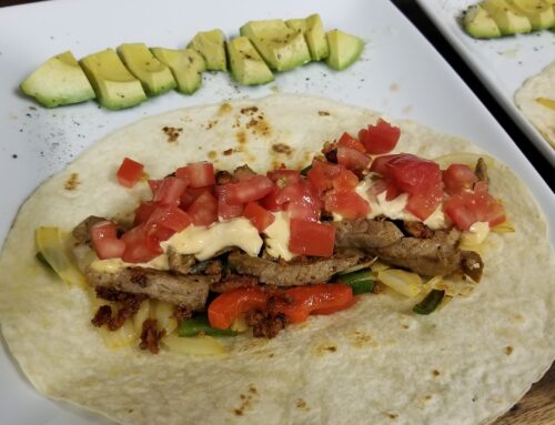 Leftover Steak Fajita